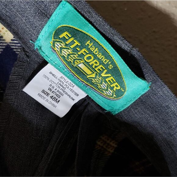 Men's Haband Flannel Lined Dress Pants Big and Tall Size Waist 48 Fit Forever - Picture 5 of 9